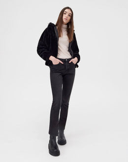 Pocketed denim jacket