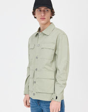 Pocketed denim jacket