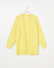 Embossed knit cardigan