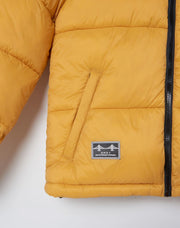 Quilted jacket with high collar